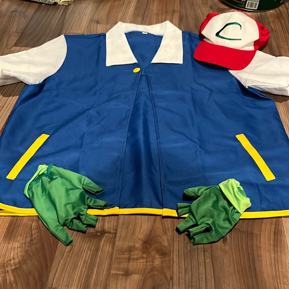 Men’s size XL Pokemon Ash Ketchum costume